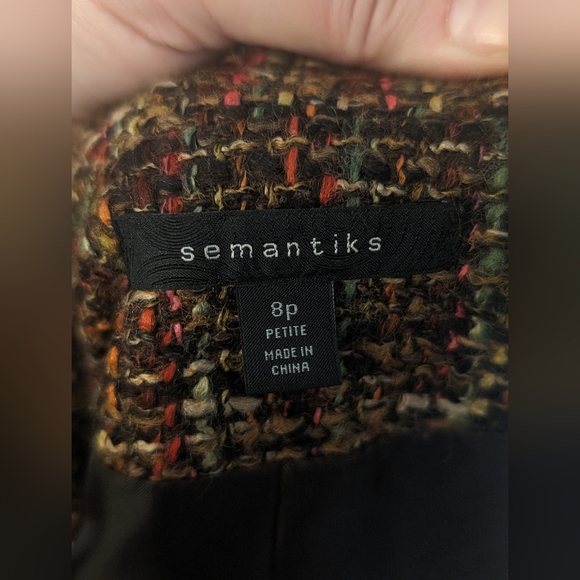 Semantiks Vintage Women's Cropped Woven Jacket - Picture 3 of 6